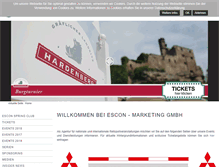 Tablet Screenshot of escon-marketing.de